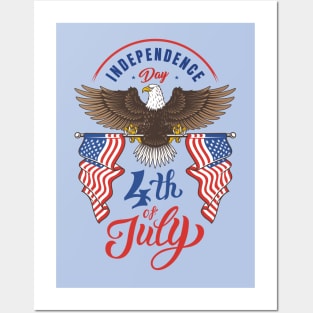 4th of July Posters and Art